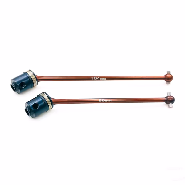 kkpit kone s2 steel cvd center driveshafts 89mm & 104mm