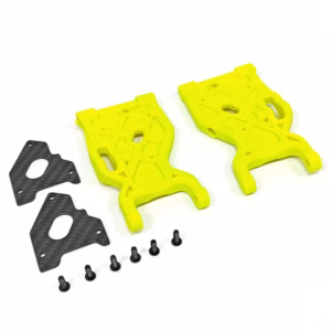 kkpit kone hi vis yellow front suspension arms & carbon fiber reinforcements