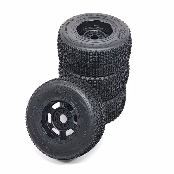KKPIT 1/10 Scale 108mm Short Course Track Wheel Mufight Tire & Aegis Rim 17mm Hex Hub