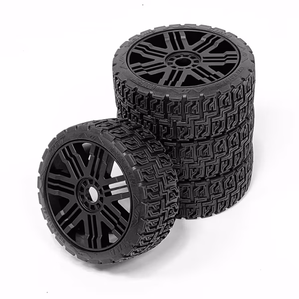 kkpit 1/7 scale 4.01in rally all terrain wheel sima & phantom rim 0.67in hex hub