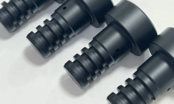 surface treated plastic turned parts
