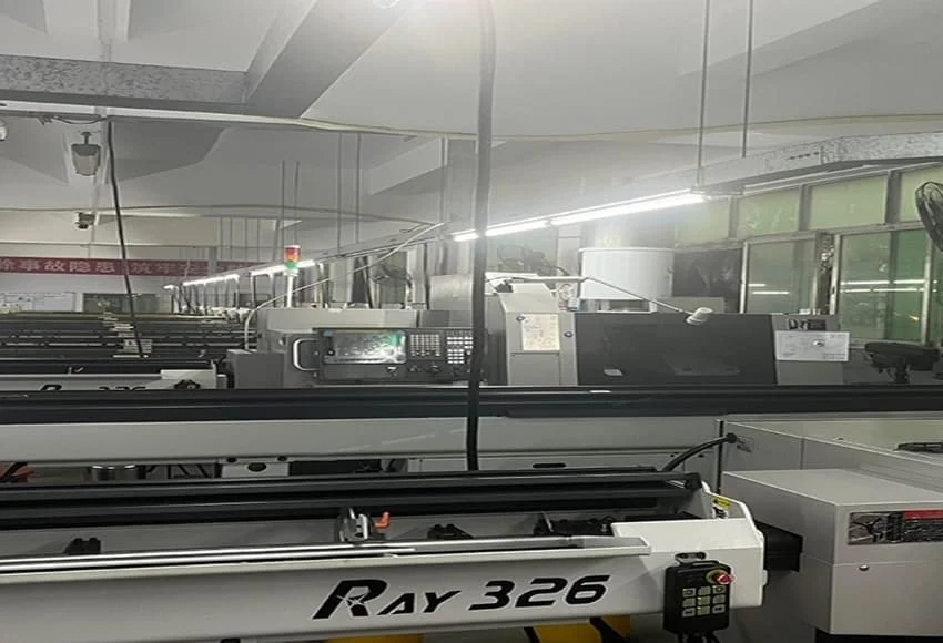 swiss cnc machining equipment workshop