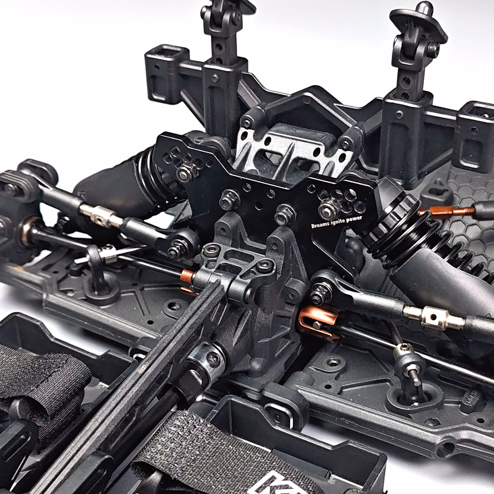 kkpit 1/8 scale r/c touring car frame zqr edition | 360mm wheelbase